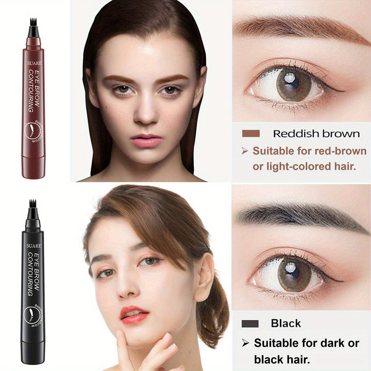Four-Prong Eyebrow Pencil