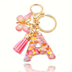 Alphabet Initial Letter Keychain Cute Backpack Charm