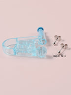 3 PCS Piercing Tool And Steel Ball Stud Earrings Set.