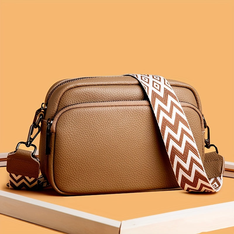 Stylish PU Crossbody Bag