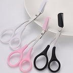 Eyebrow Trimmer Scissor With Comb & Facial Hair Removal