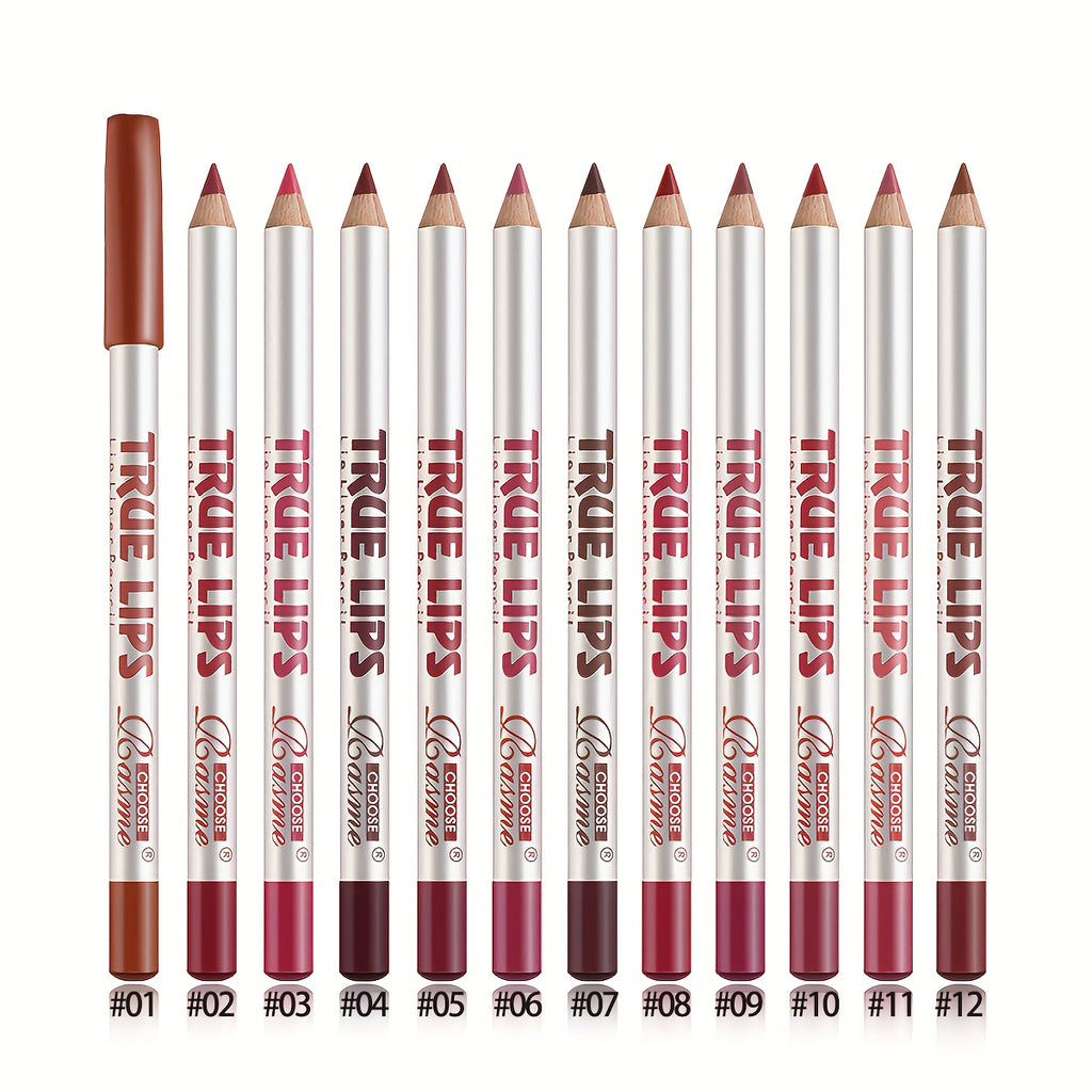 Matte Lip Liner & Lipstick Pencil Set