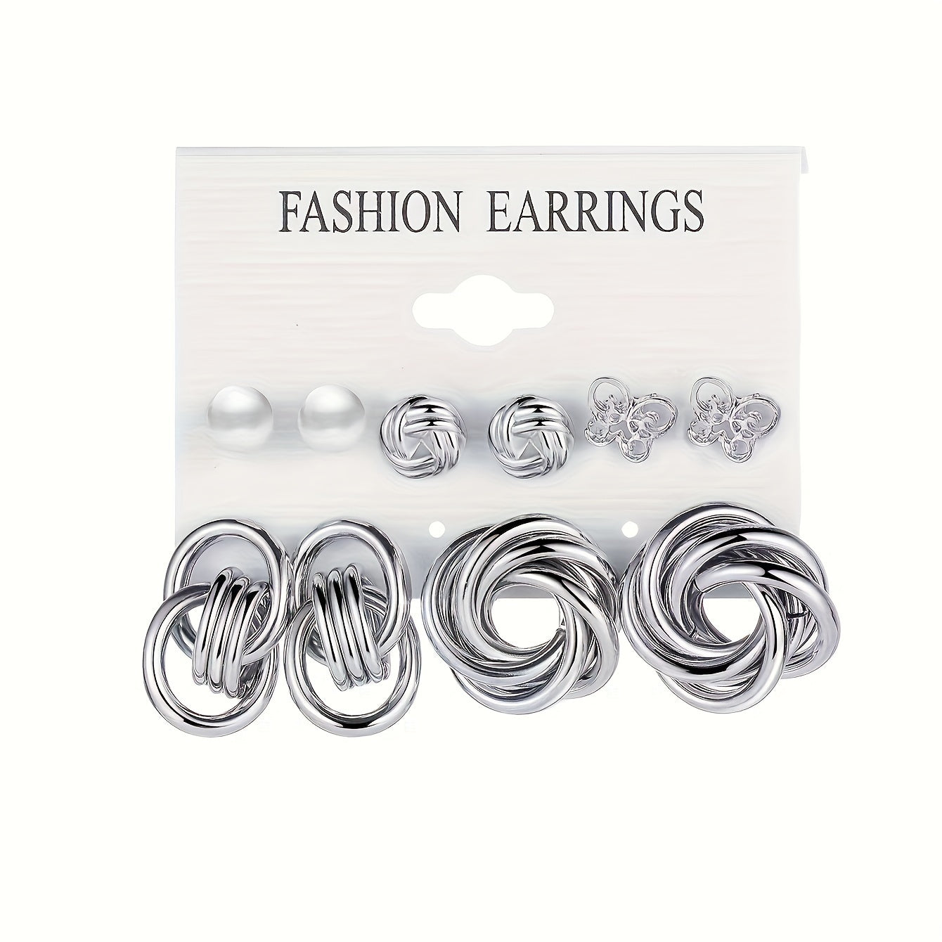 Exaggerated Golden Style Butterfly imitation Pearl Ladies' Earrings