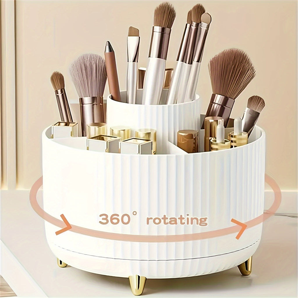 360° Rotating Makeup Organizer Cosmetic Storage.