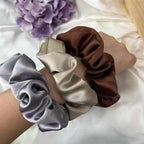 Soft Satin Hair Scrunchies Set (3pcs)