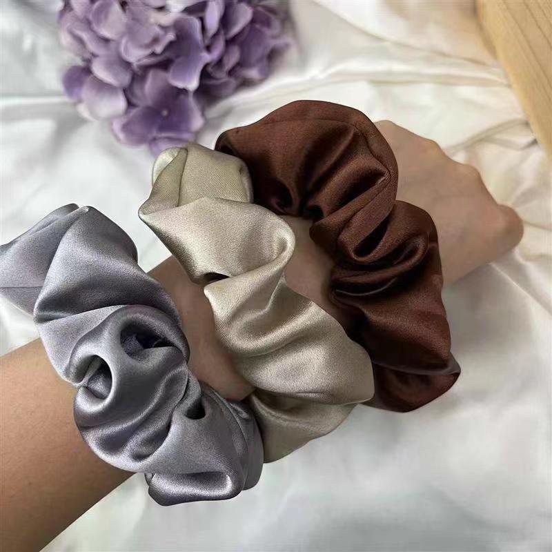 Soft Satin Hair Scrunchies Set (3pcs)