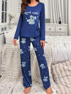 Women'S Cozy Gray Pyjama Set
