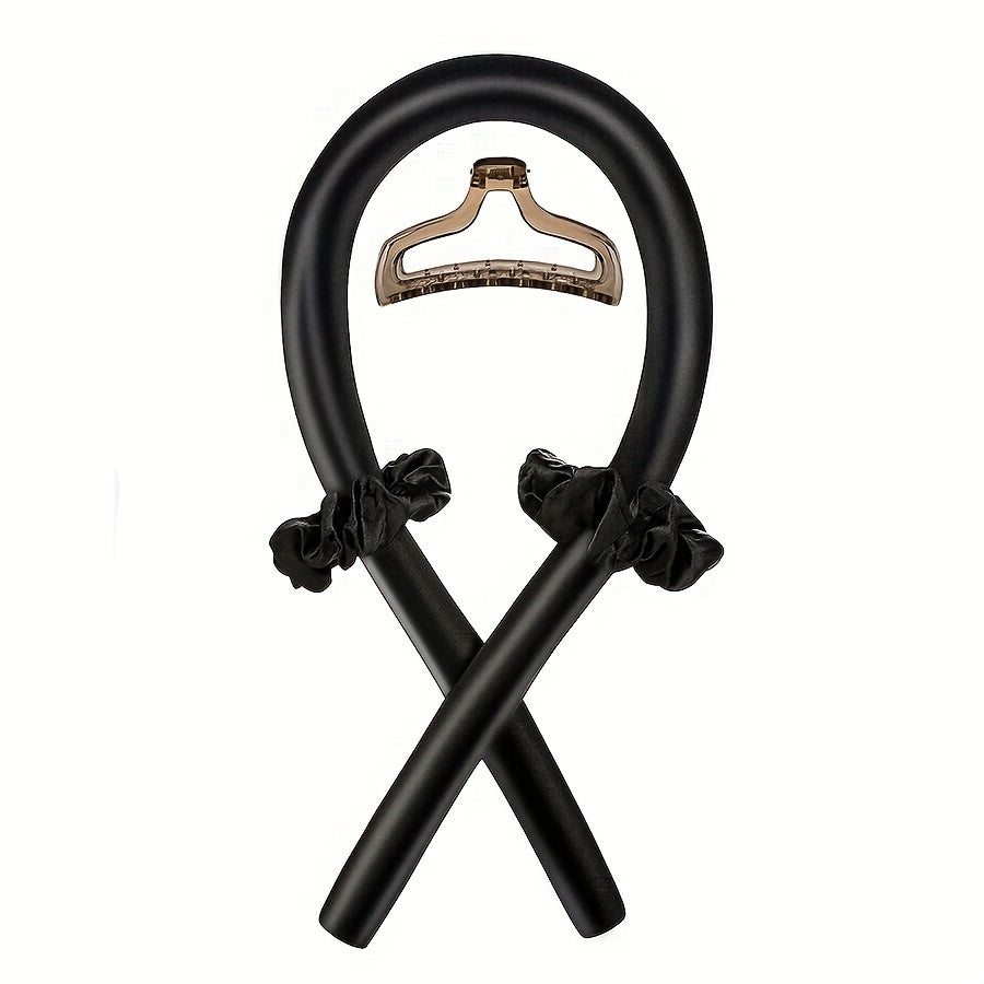 Minimalist Fabric Hair Curler with Bow Detail