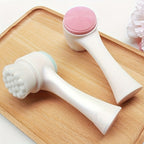 2-in-1 Silicone Facial Cleansing Brush, Gentle Exfoliating & Massage