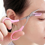 Eyebrow Trimmer Scissor With Comb.