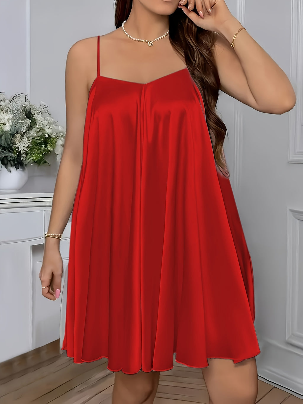 3pcs Women's Camisole Pyjama Set,