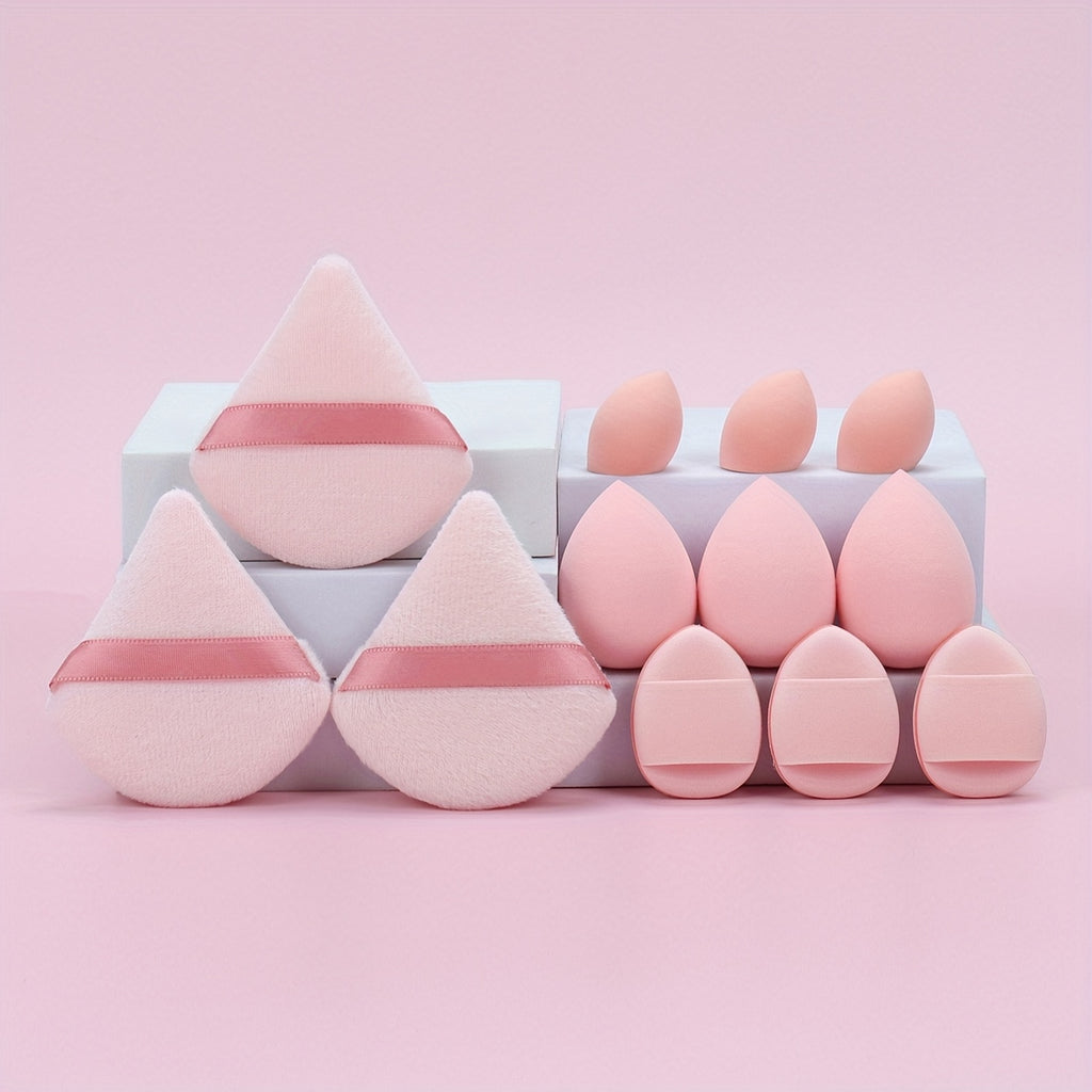 12pcs All-Purpose Makeup Sponge Set