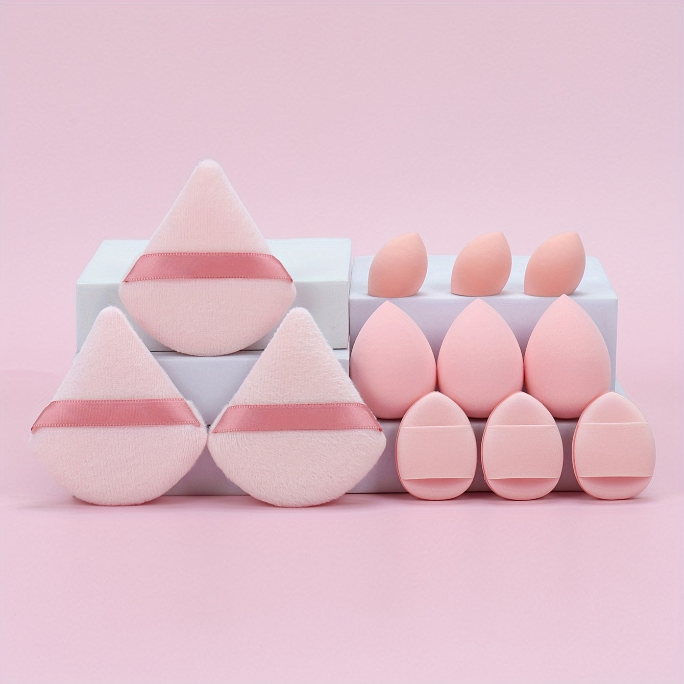 12pcs All-Purpose Makeup Sponge Set