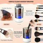 USB-Powered Electric Makeup Brush Cleaner & Organizer.