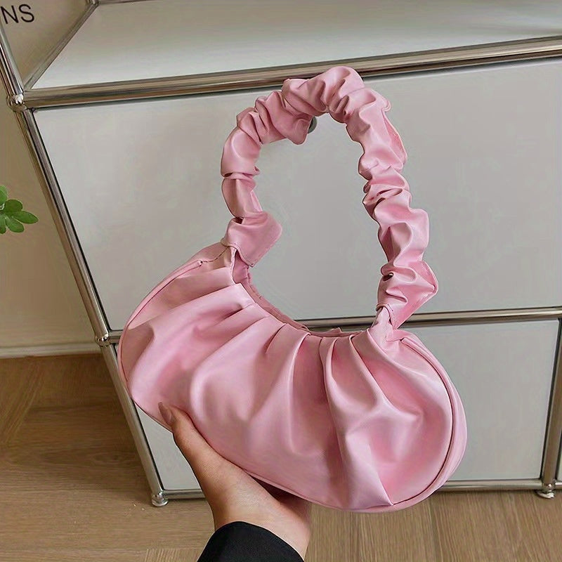 Cloud Ruched Hobo handbag