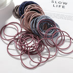 No-Damage Elastic Hair Ties Set (100pcs)