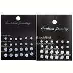 Elegant Stud Earrings Set for Women
