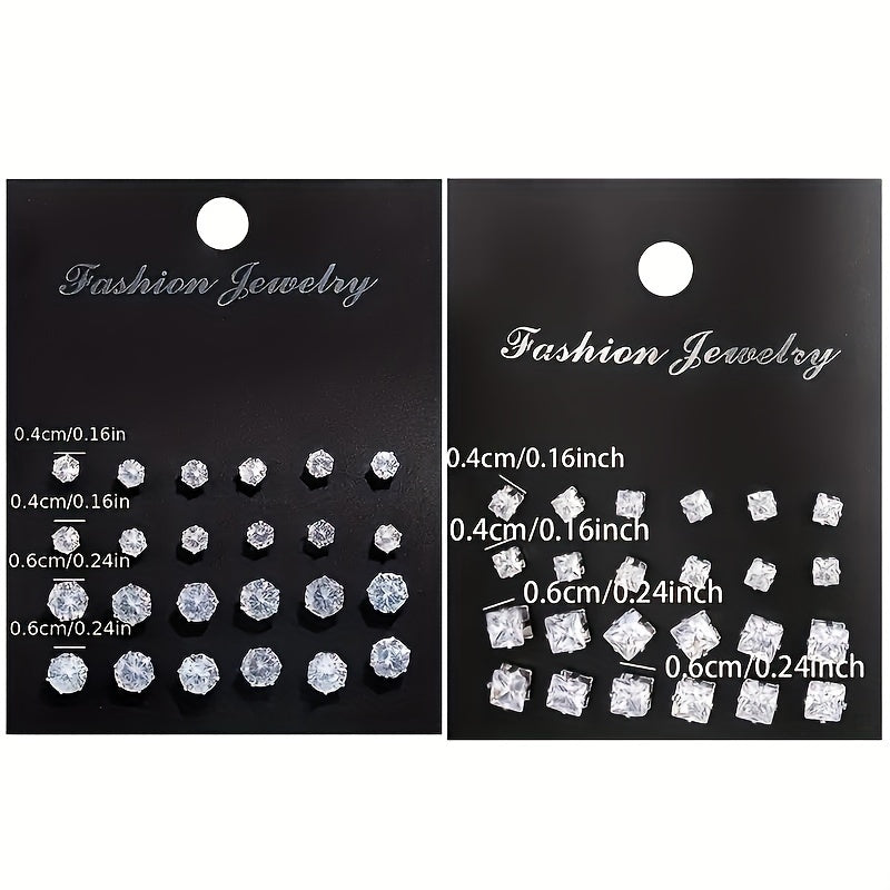 Elegant Stud Earrings Set for Women