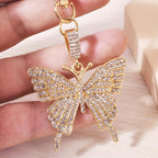 Valentine's Day Rhinestone Butterfly Keychain