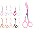 Eyebrow Trimmer Scissor With Comb.