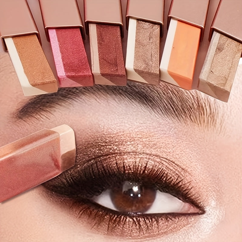 Lazy Eyeshadow Two Tone Gradient Glitter