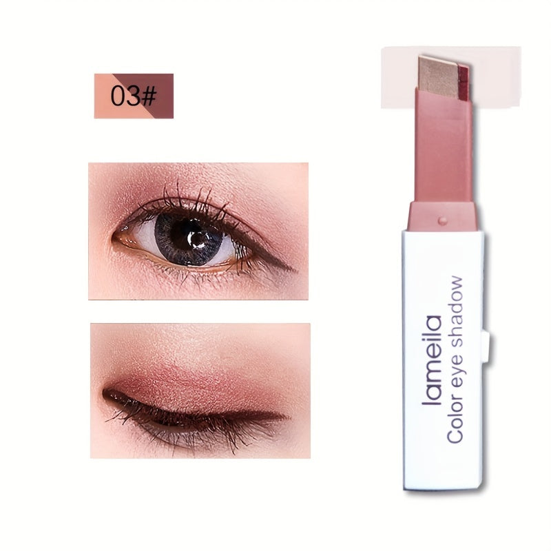 Lazy Eyeshadow Two Tone Gradient Glitter