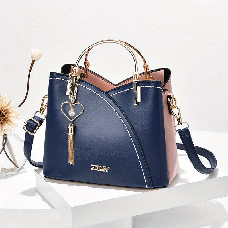 New Fashion look Color Block Small Shoulder Bag