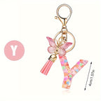Alphabet Initial Letter Keychain Cute Backpack Charm