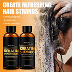 ROZINO Keratin Shampoo and Conditioner Hair Care Set