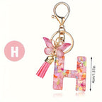 Alphabet Initial Letter Keychain Cute Backpack Charm
