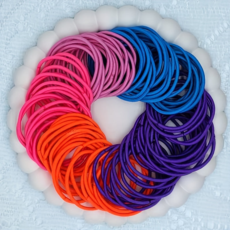 No-Damage Elastic Hair Ties Set (100pcs)