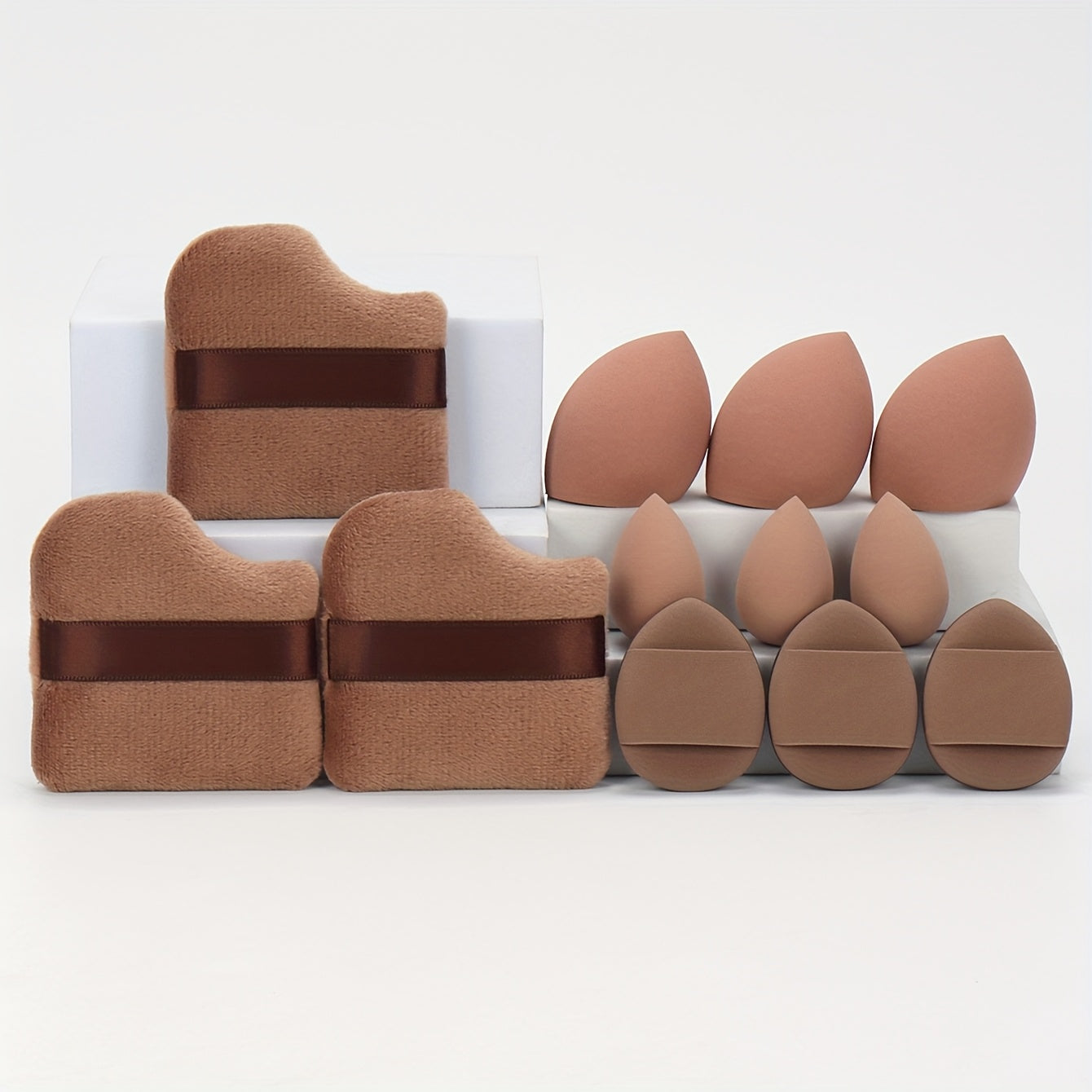 12pcs All-Purpose Makeup Sponge Set