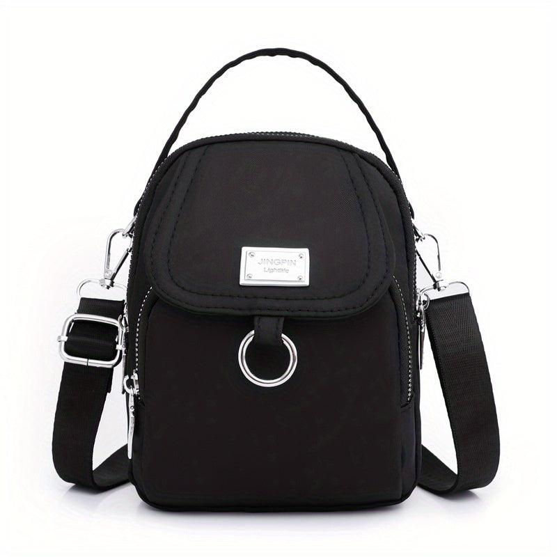 OGEHUAFEE Womens Mini Light Blue Nylon Shoulder Bag