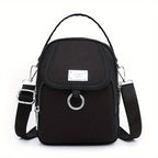 OGEHUAFEE Womens Mini Light Blue Nylon Shoulder Bag
