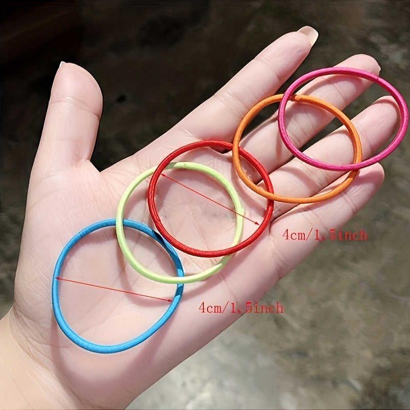 100 Hair Tie Ponytail Holders