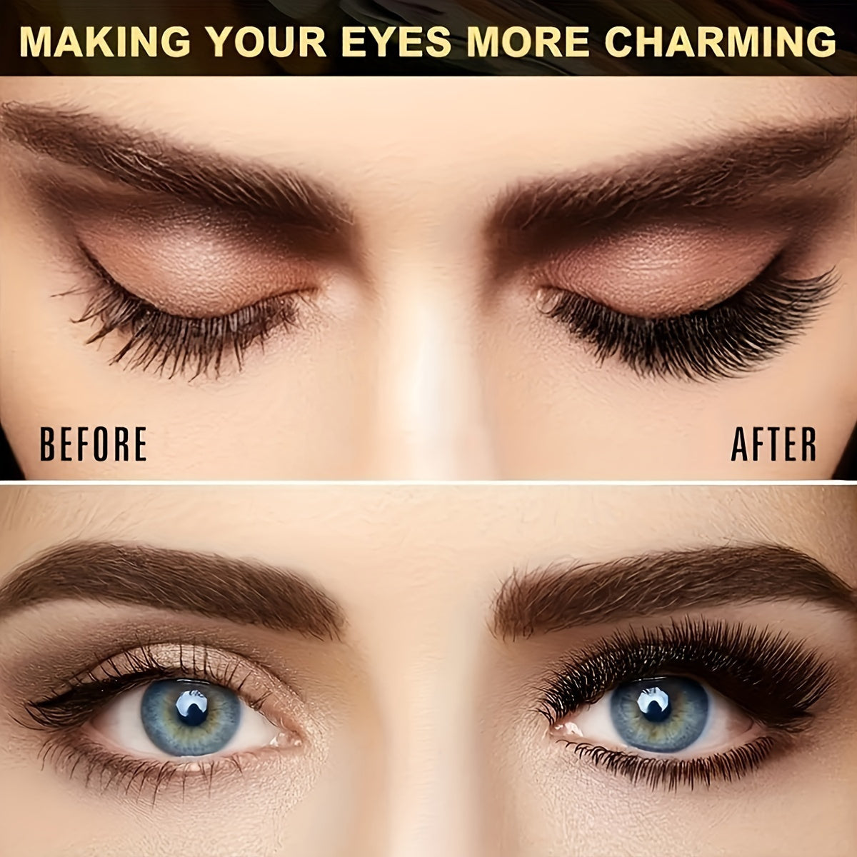 Magnetic False Eyelashes with Applicator