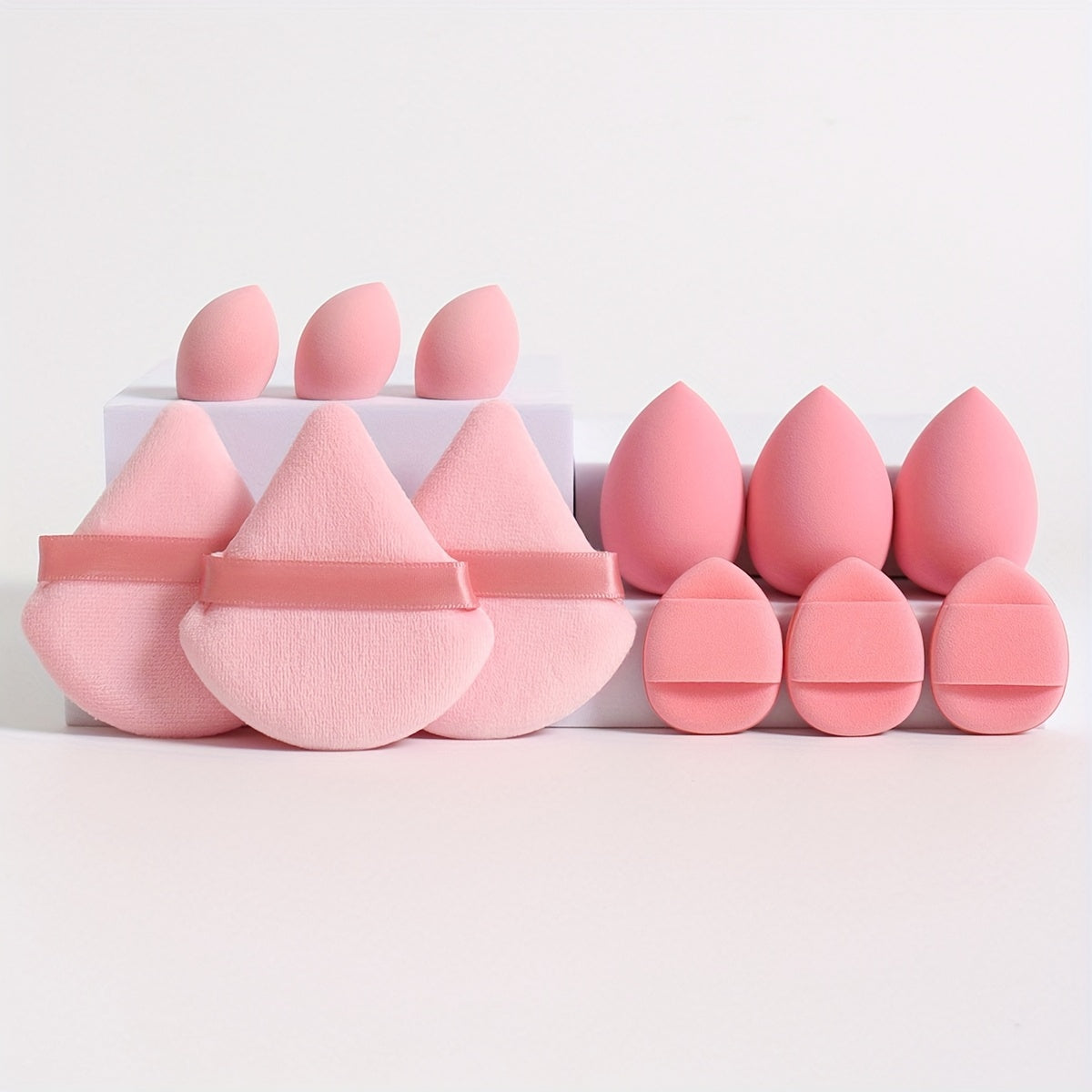 12pcs All-Purpose Makeup Sponge Set