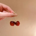 Fruit Cherry Drop Earrings