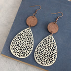 Vintage Style Hollow-Out Drop Earrings