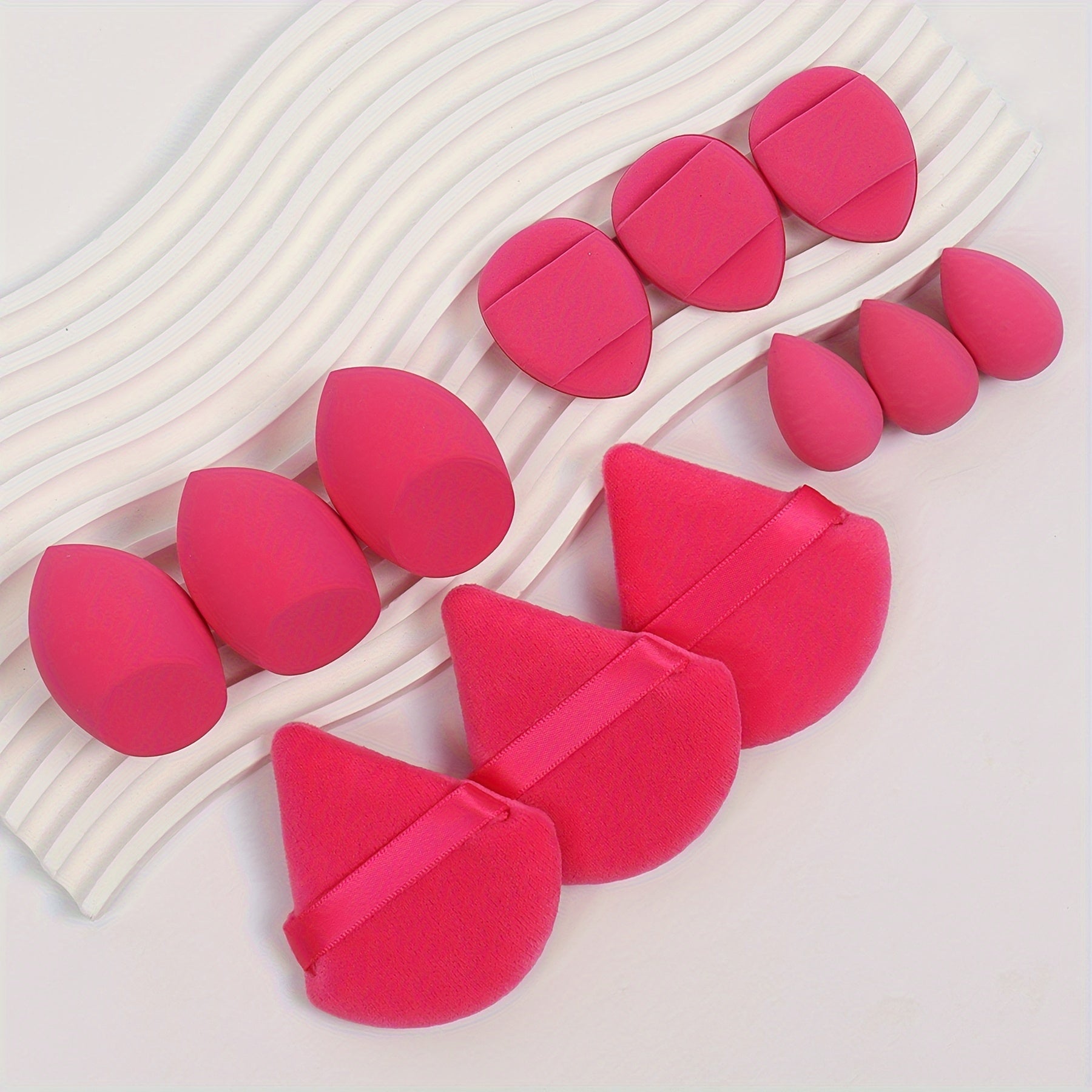 12pcs All-Purpose Makeup Sponge Set