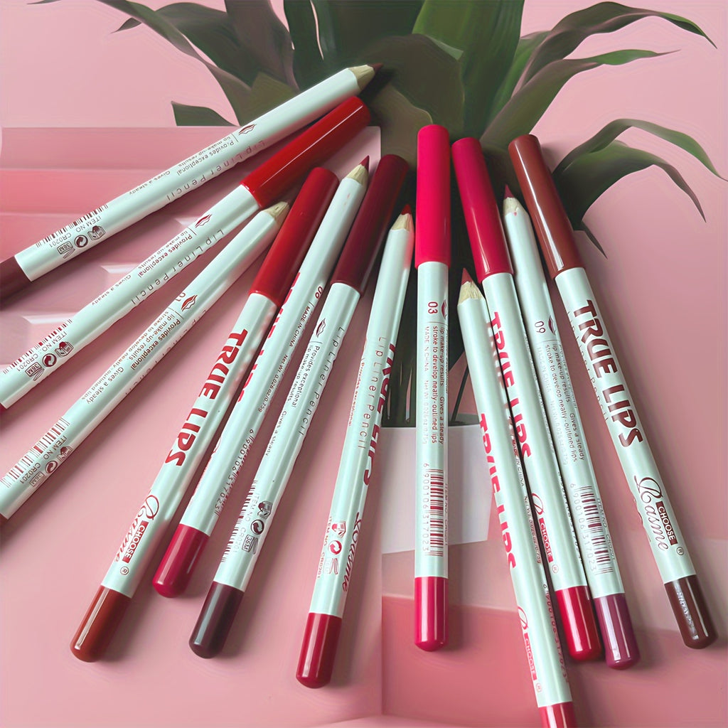 Matte Lip Liner & Lipstick Pencil Set