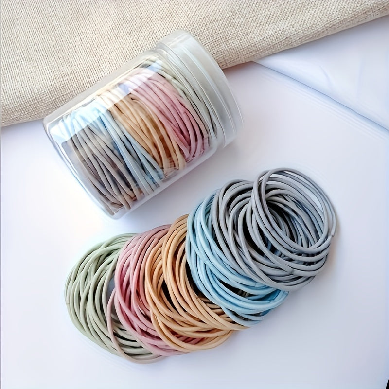 100 Hair Tie Ponytail Holders