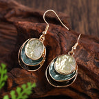 CRING COCO Bohemian 3-Layer Round Zinc Alloy Enamel Jewelry Set