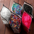 1000pcs Jelly Colour High Elasticity Soft Hair Bands with Glitter.