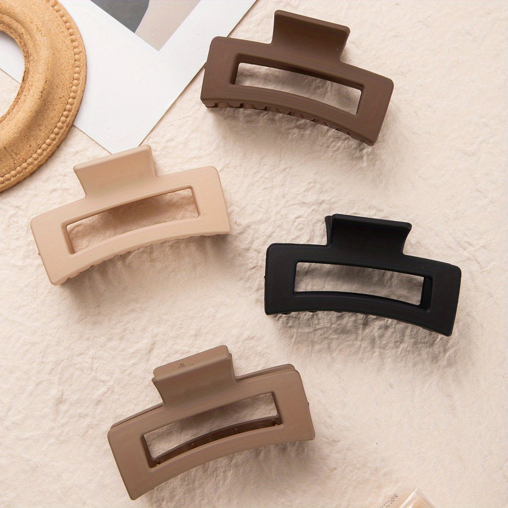 4 Pack Elegant Matte Vintage Hollow Design Clips