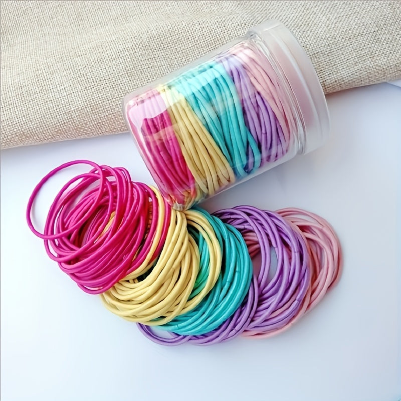 100 Hair Tie Ponytail Holders