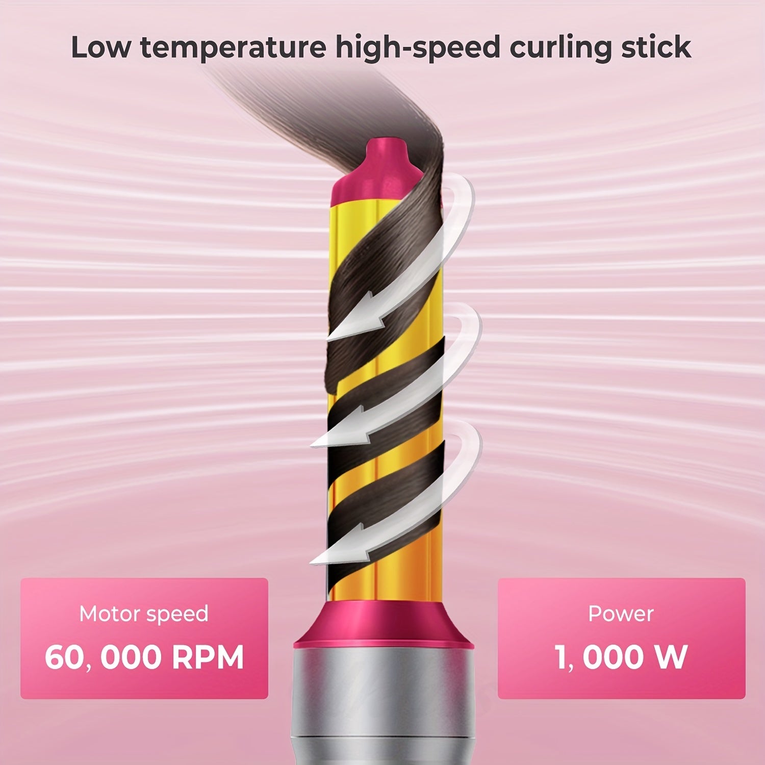 5 In 1 Hot Air Brush, Detachable Hair Styling Tool Kit