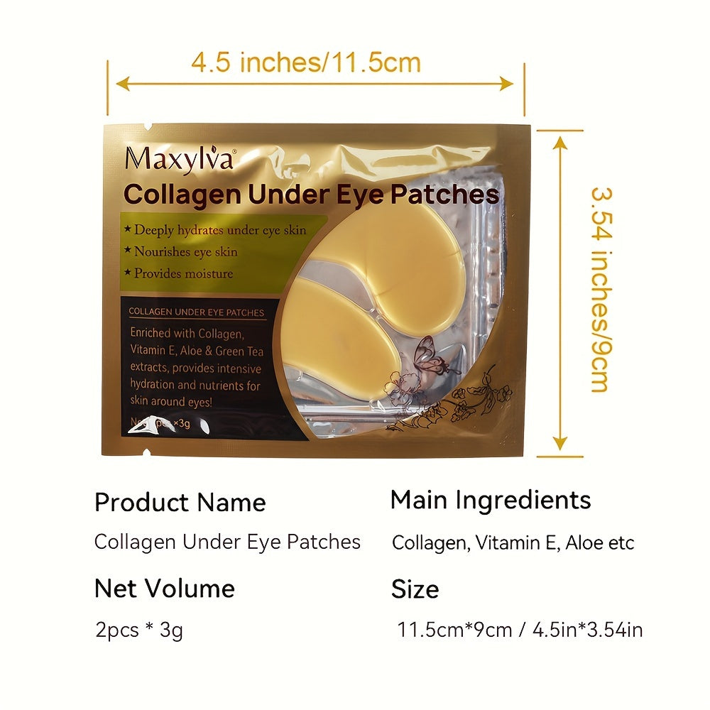 Maxylva Collagen Under Eye Patches | Hydrating & Moisturizing