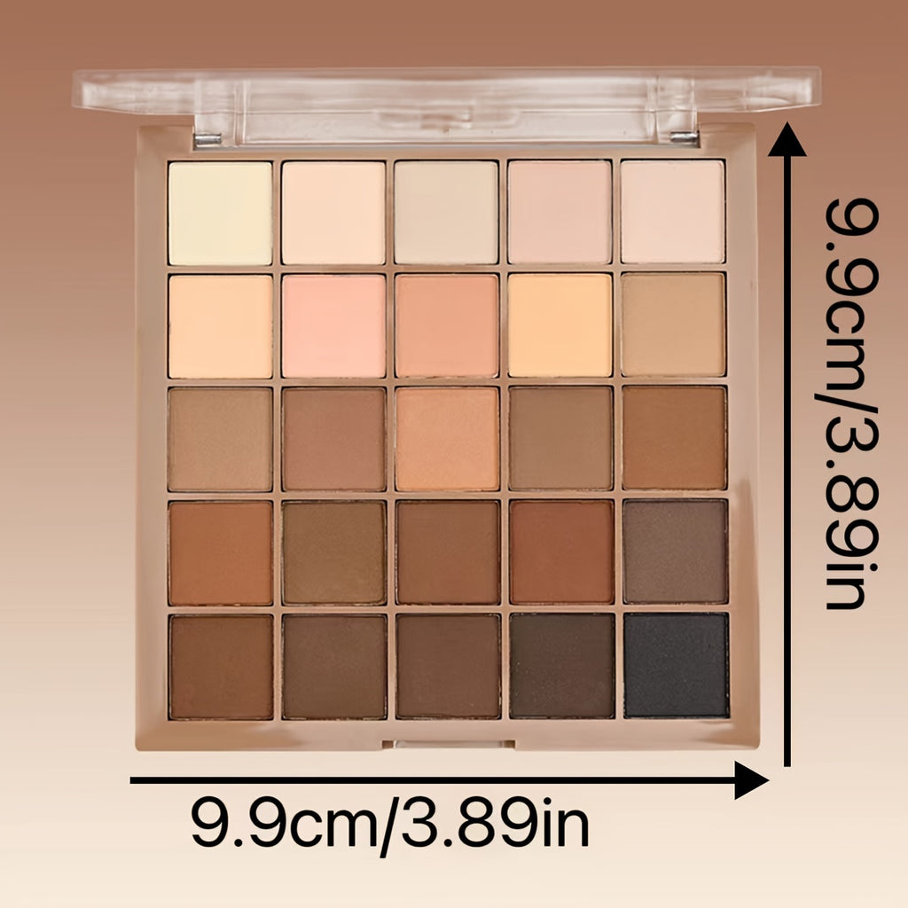 25 Shades Eyeshadow Palette, Matte Finish Makeup