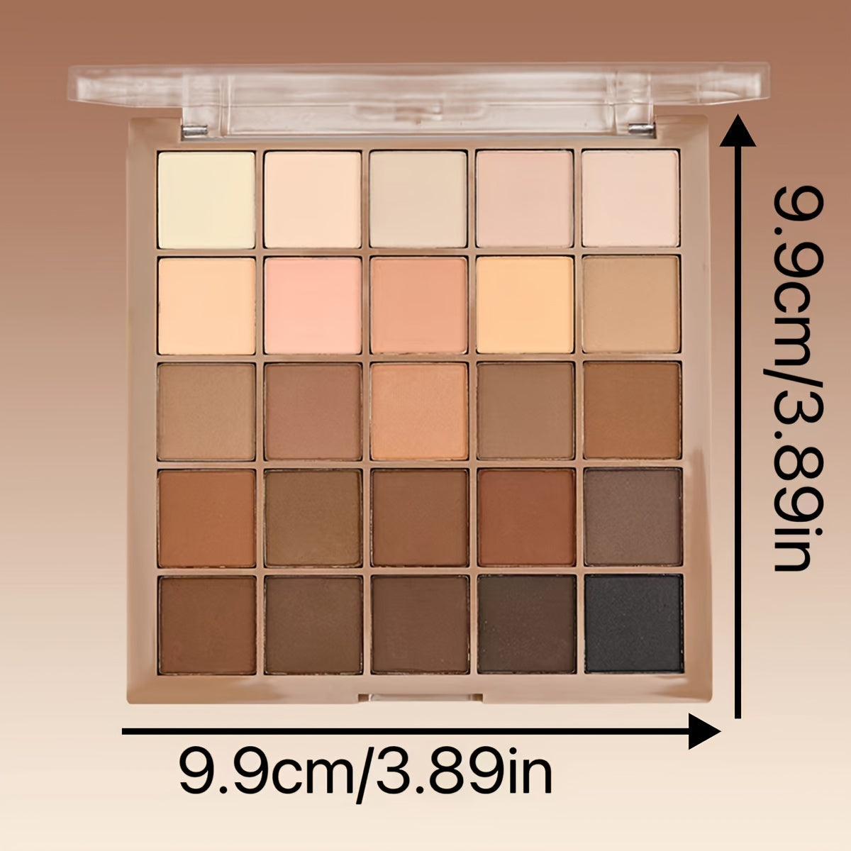 25 Shades Eyeshadow Palette, Matte Finish Makeup